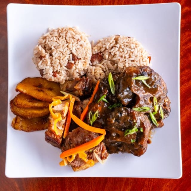 #5. Jerk Pork & Oxtail Combo.