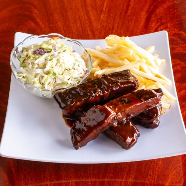 Pineapple Barbecued Ribs.
