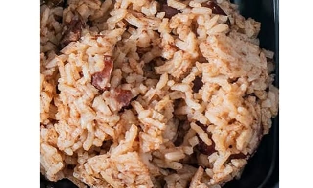 Rice & Beans Tray.