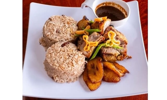Jerk Pork Tray.
