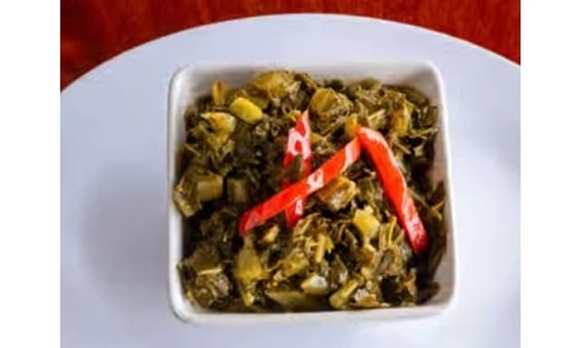Collard Greens Tray.